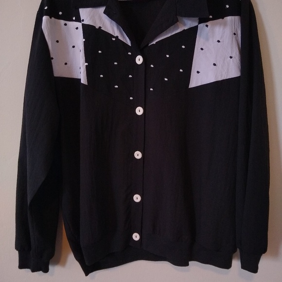 Vintage Button Up Track Jacket - Picture 4 of 7
